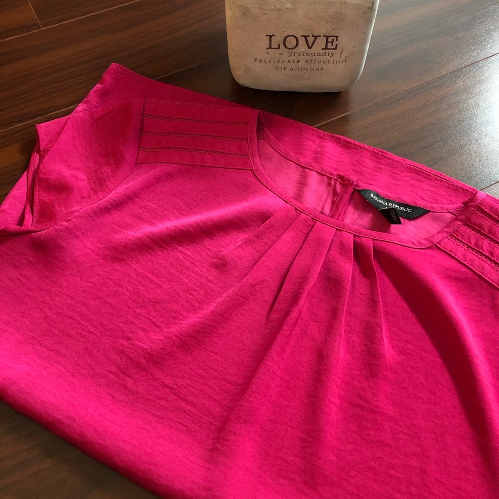 Short sleeve blouse from Banana Republic